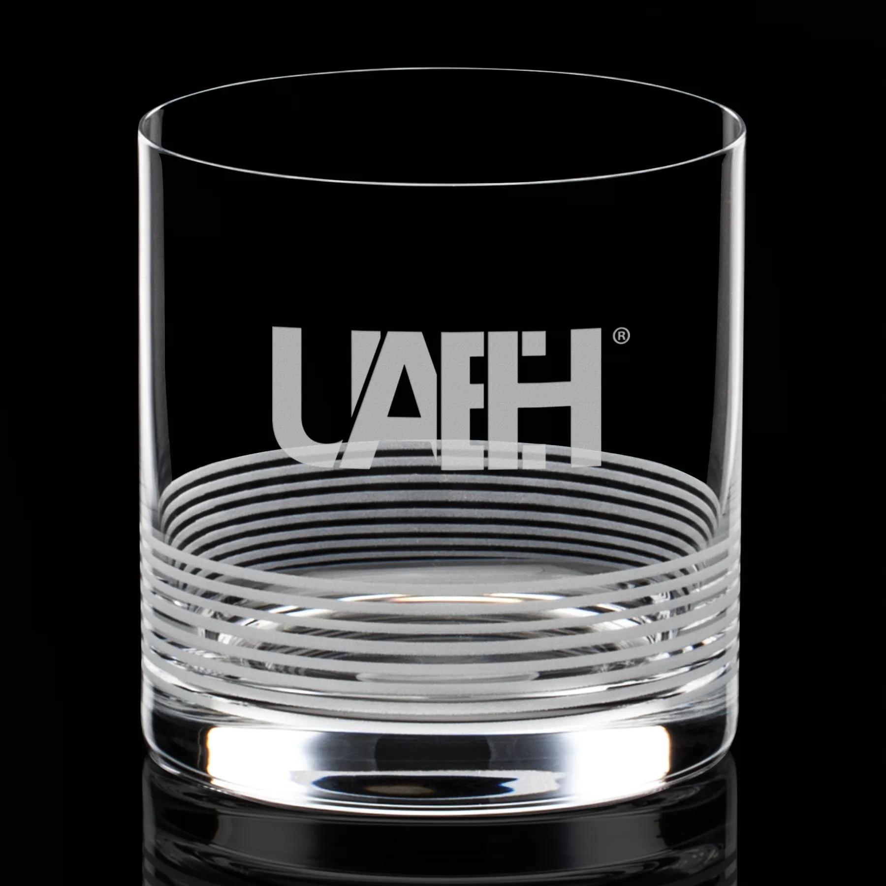 Glass Only, Deep Etch, Double Old Fashioned