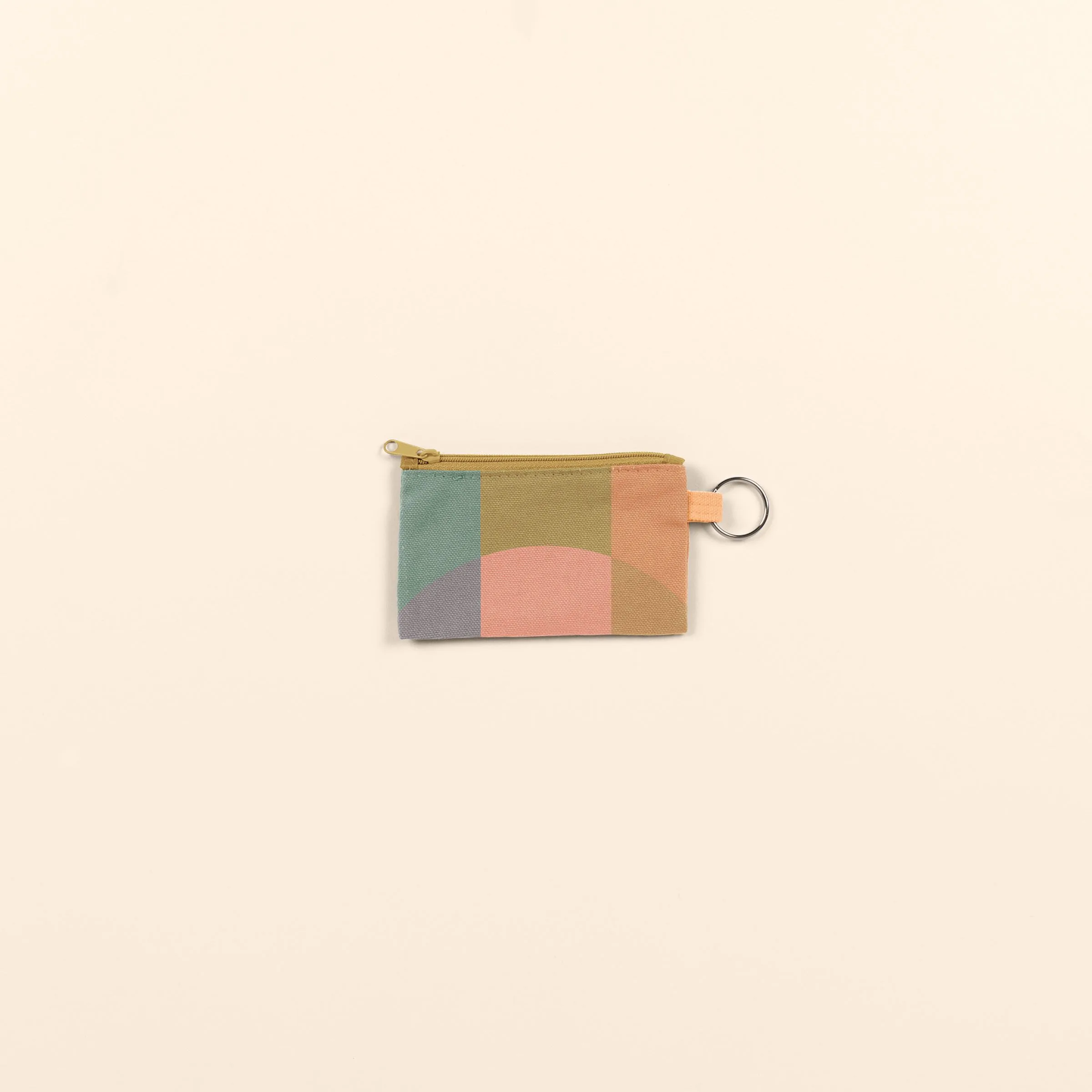 Penny Key Ring - 4CP Pigment Dyed Canvas view 2