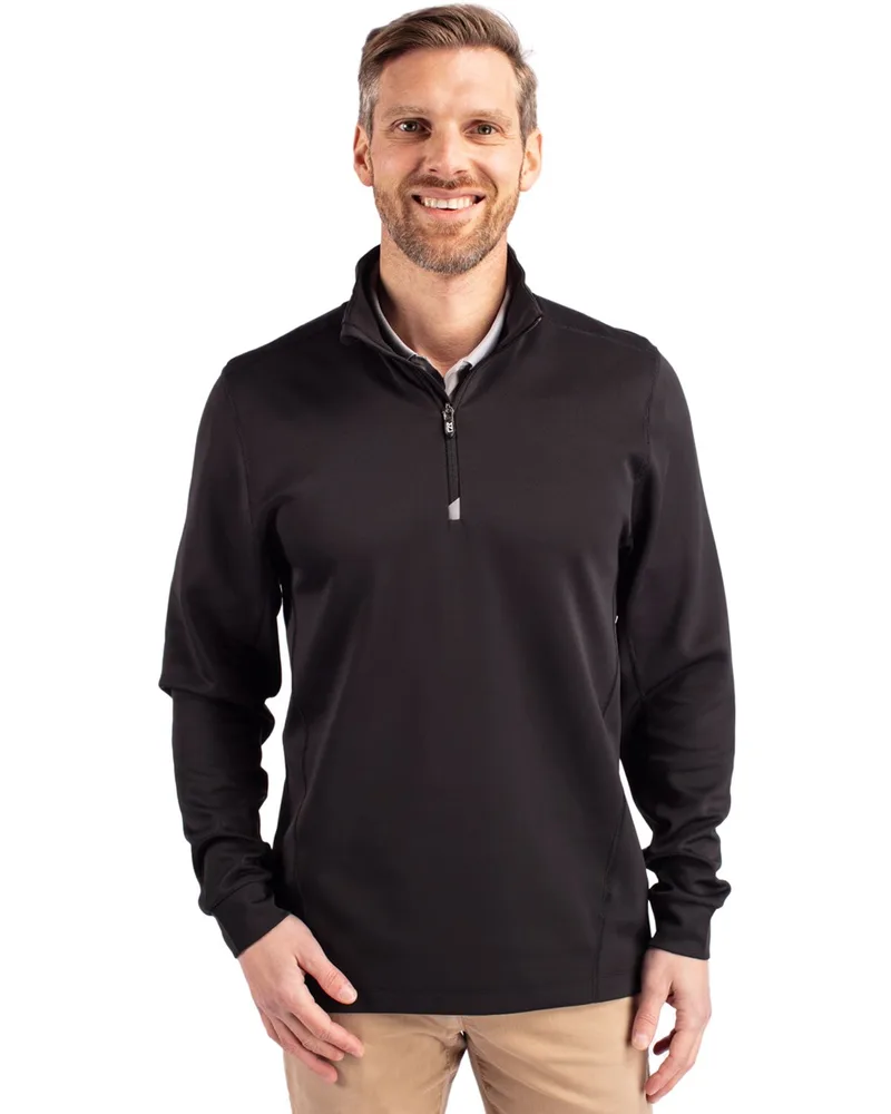 Cutter & Buck Traverse Stretch Quarter Zip Mens Pullover
