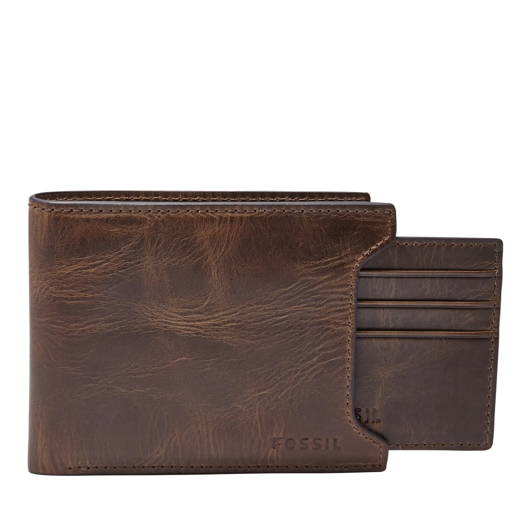 Fossil Derrick Sliding 2-in-1 - Dark Brown