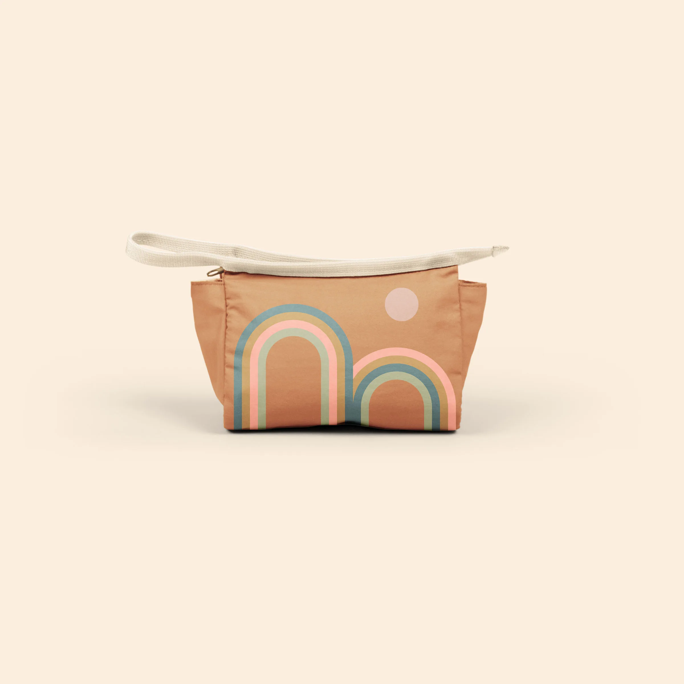 Sun Stripe 2 Pink/Tan/Blue Blank Front