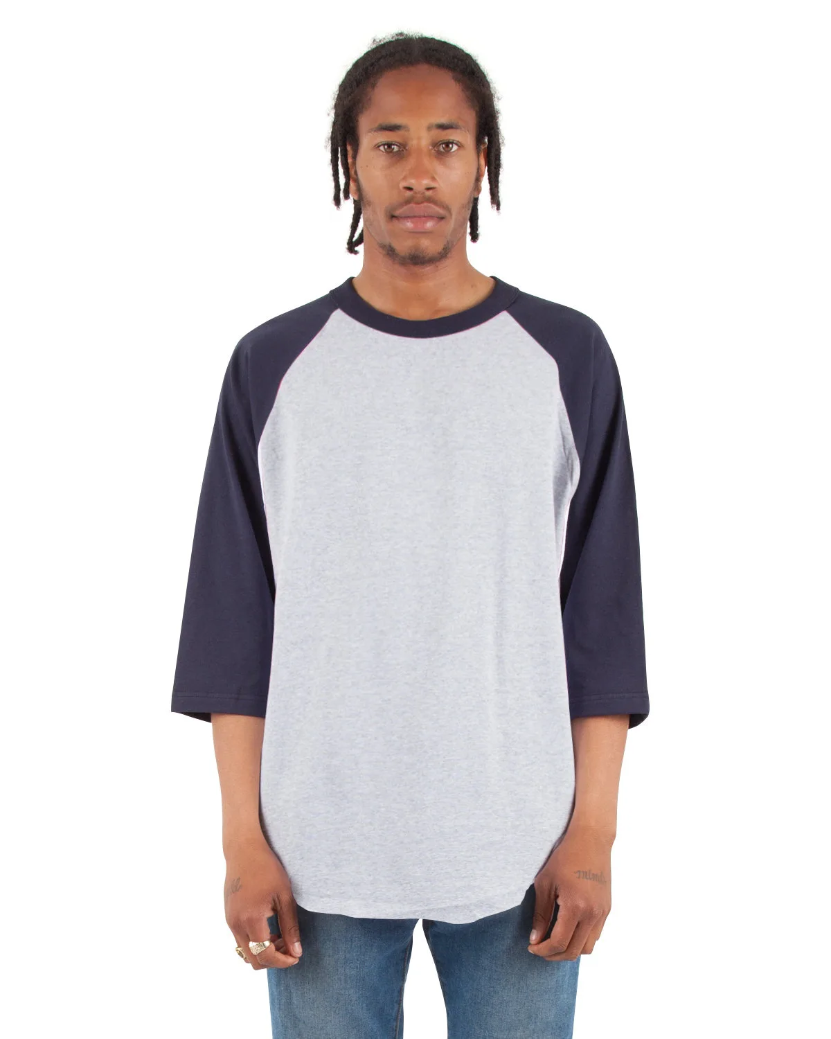 Hthr Grey/ Navy
