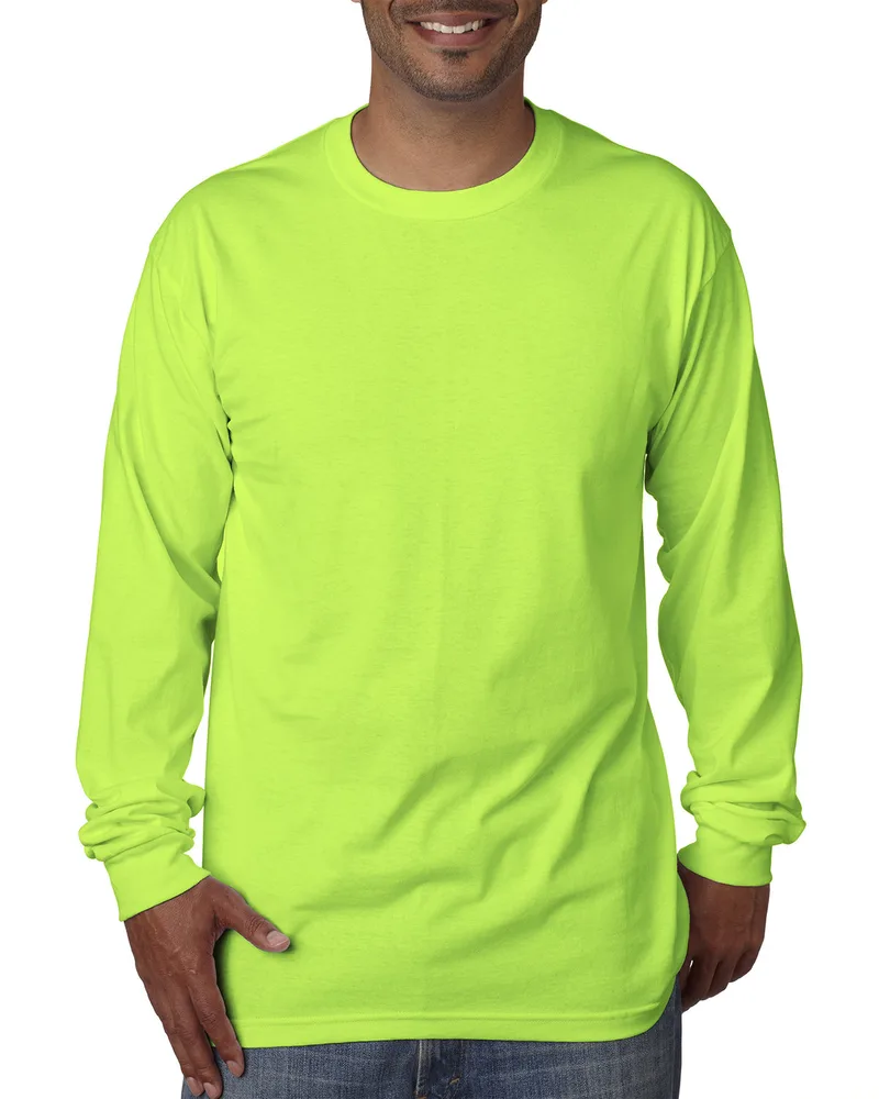 BAYSIDE Unisex USA Made Midweight Long-Sleeve T-Shirt view 7