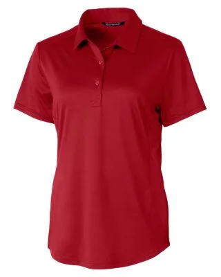 Cutter & Buck Prospect Textured Stretch Womens Short Sleeve Polo view 4