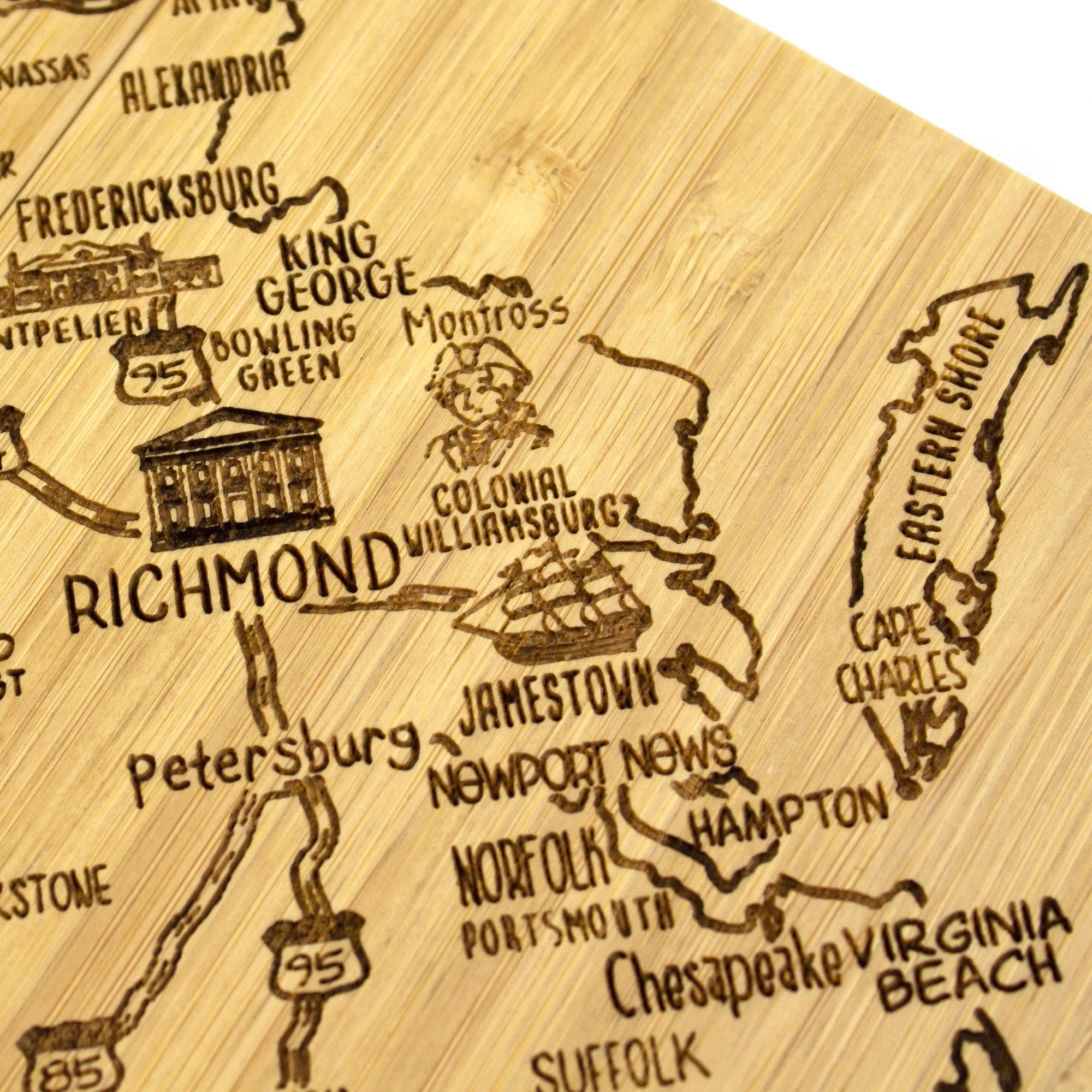 Virginia Puzzle Coaster Set view 5