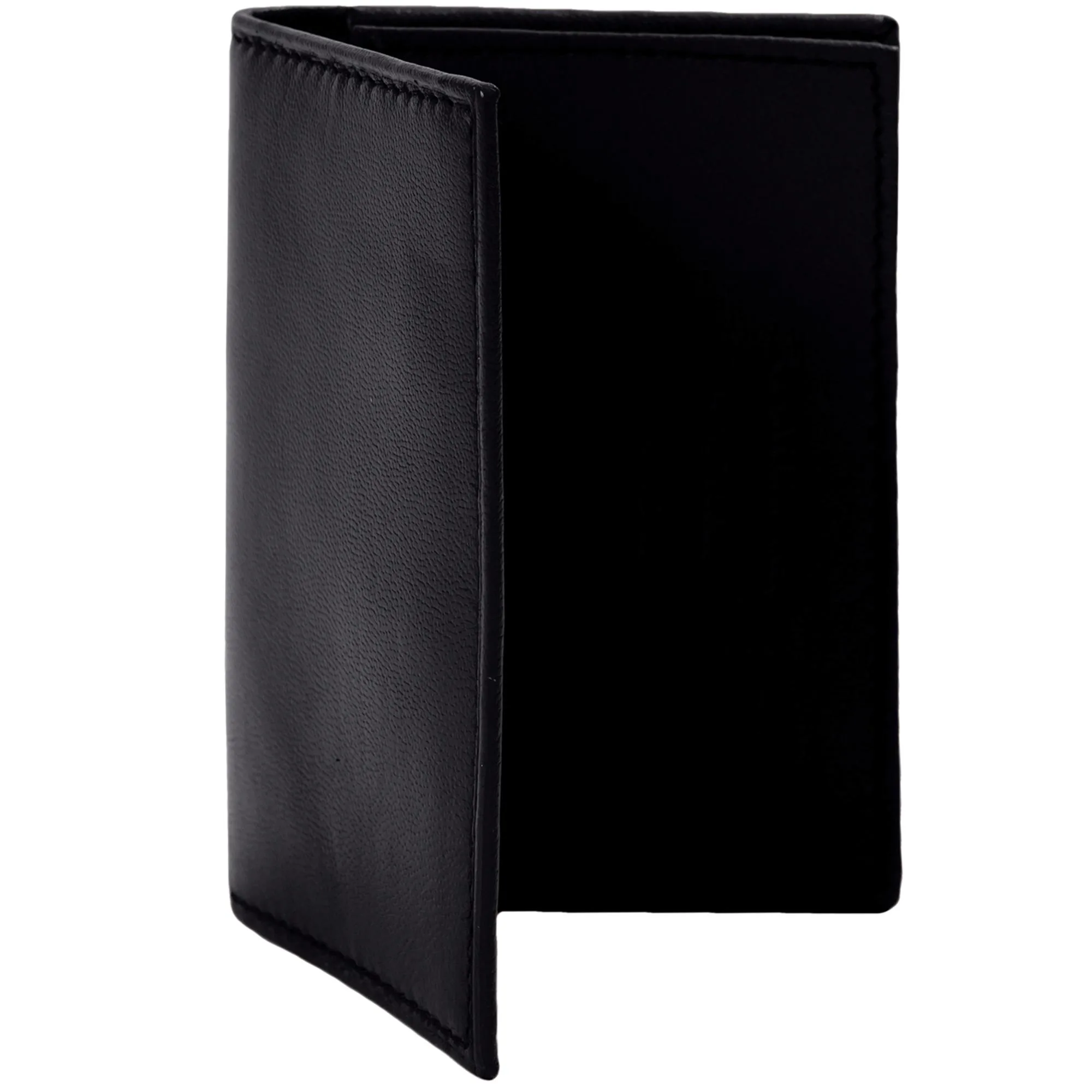 Champs Luggage Boxed Card Holder Wallet Size 4"X5"X1.5" - Black