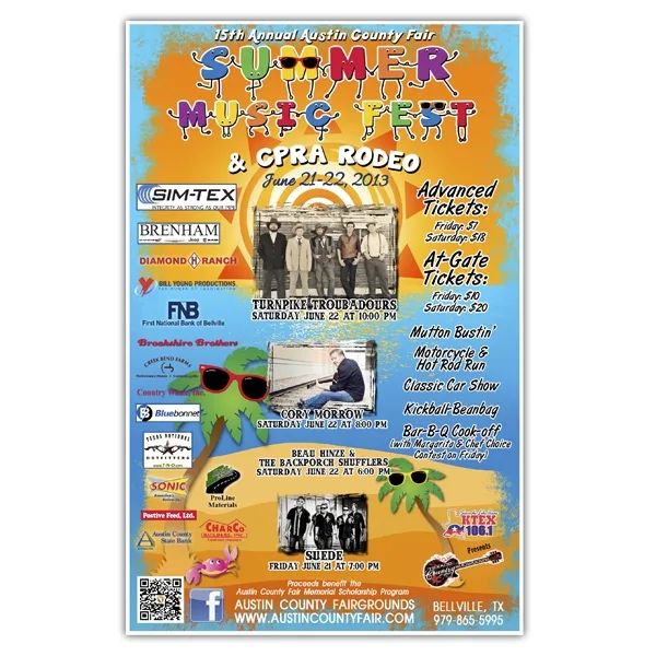 Poster Digital Printing No-Bleed (11"x17")