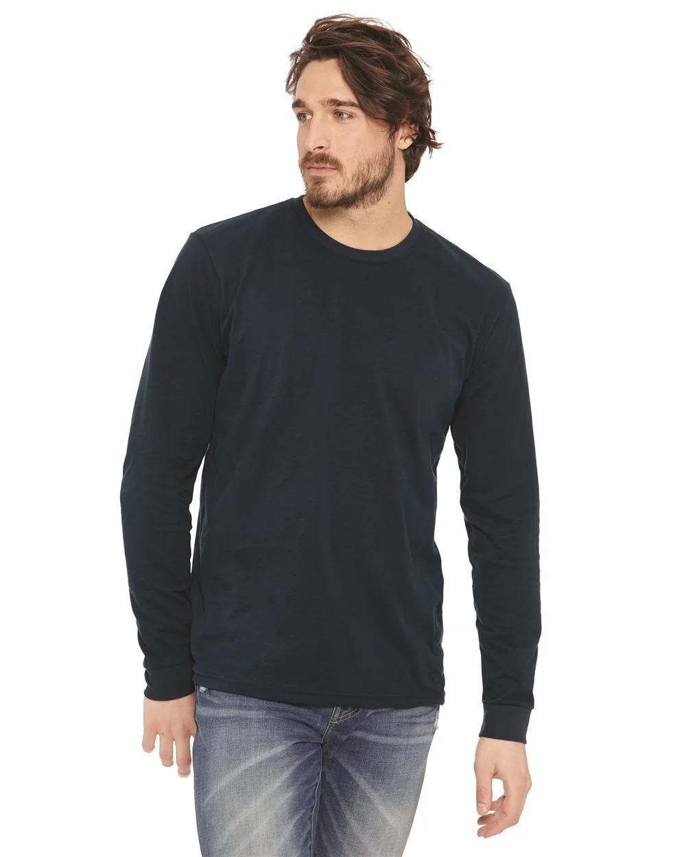 Next Level Sueded Long Sleeve Crew Shirt view 7