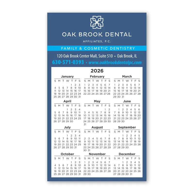 Calendar Sq Crnr Magnet 2-29/32 x 4-15/16