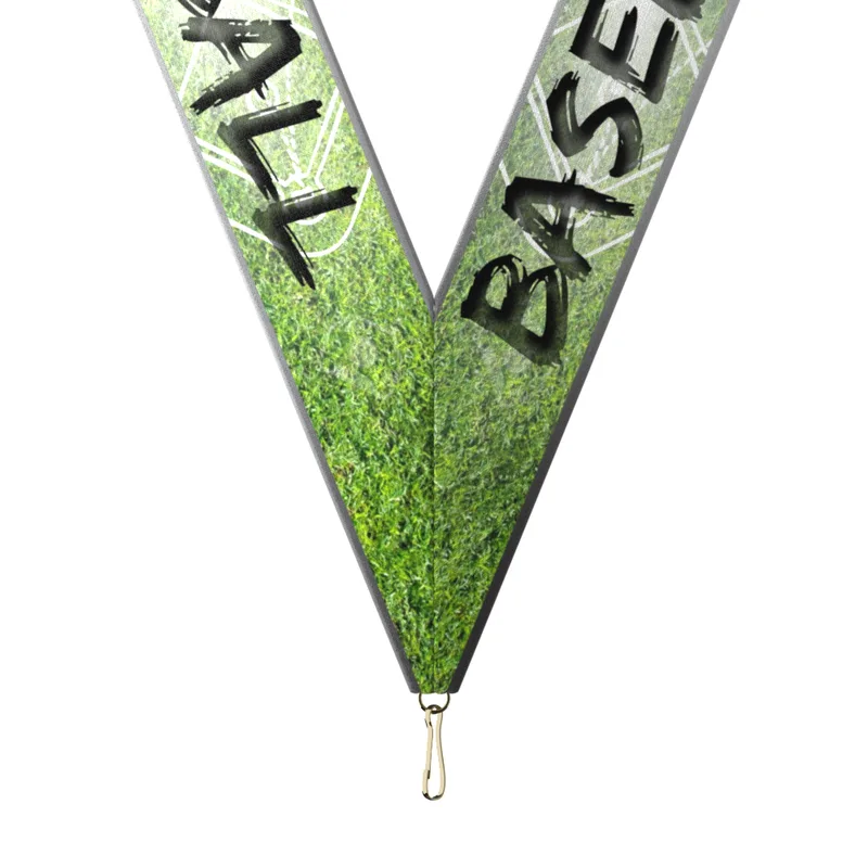 Sublimated Baseball Neckband w/ Quick Clip (1-1/2" x 34")