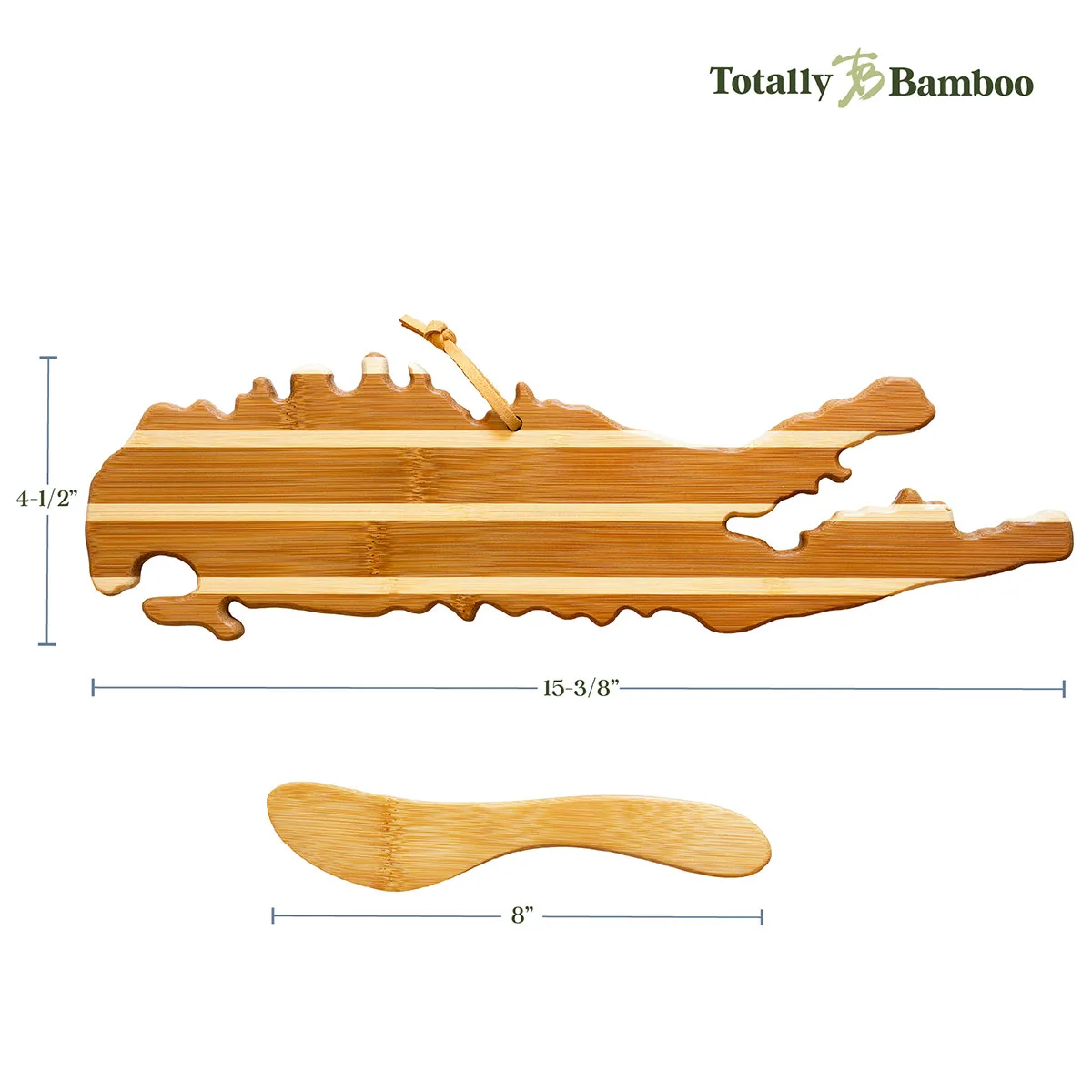 Long Island Charcuterie Board with Spreader Knife Gift Set view 6