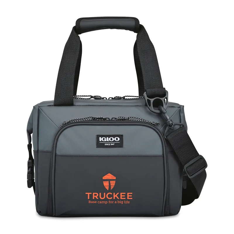 Igloo® Seadrift™ Snap Down 12 Can Cooler - Black-Grey