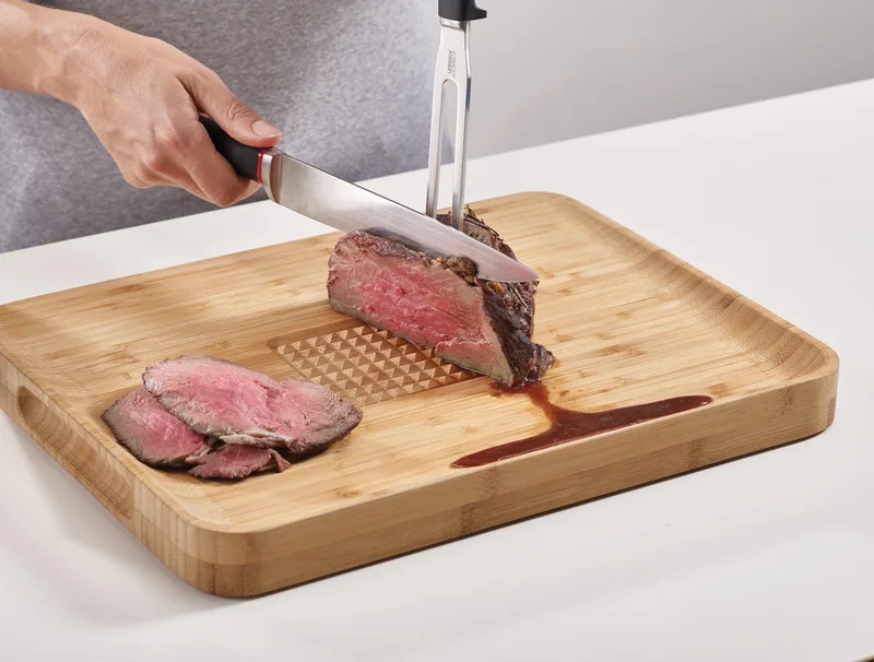 Joseph Joseph Cut & Carve Bamboo Cutting Board