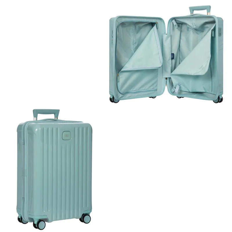 Bric's Positano 21" Spinner Luggage - Light Blue