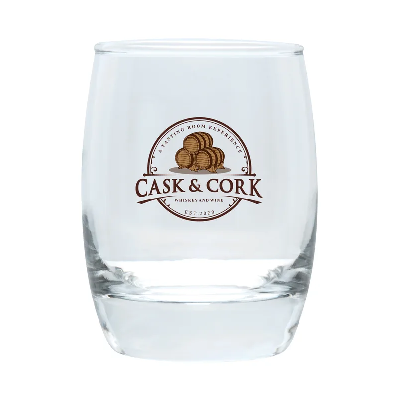 6 Oz. Full Color Whiskey Glass view 2