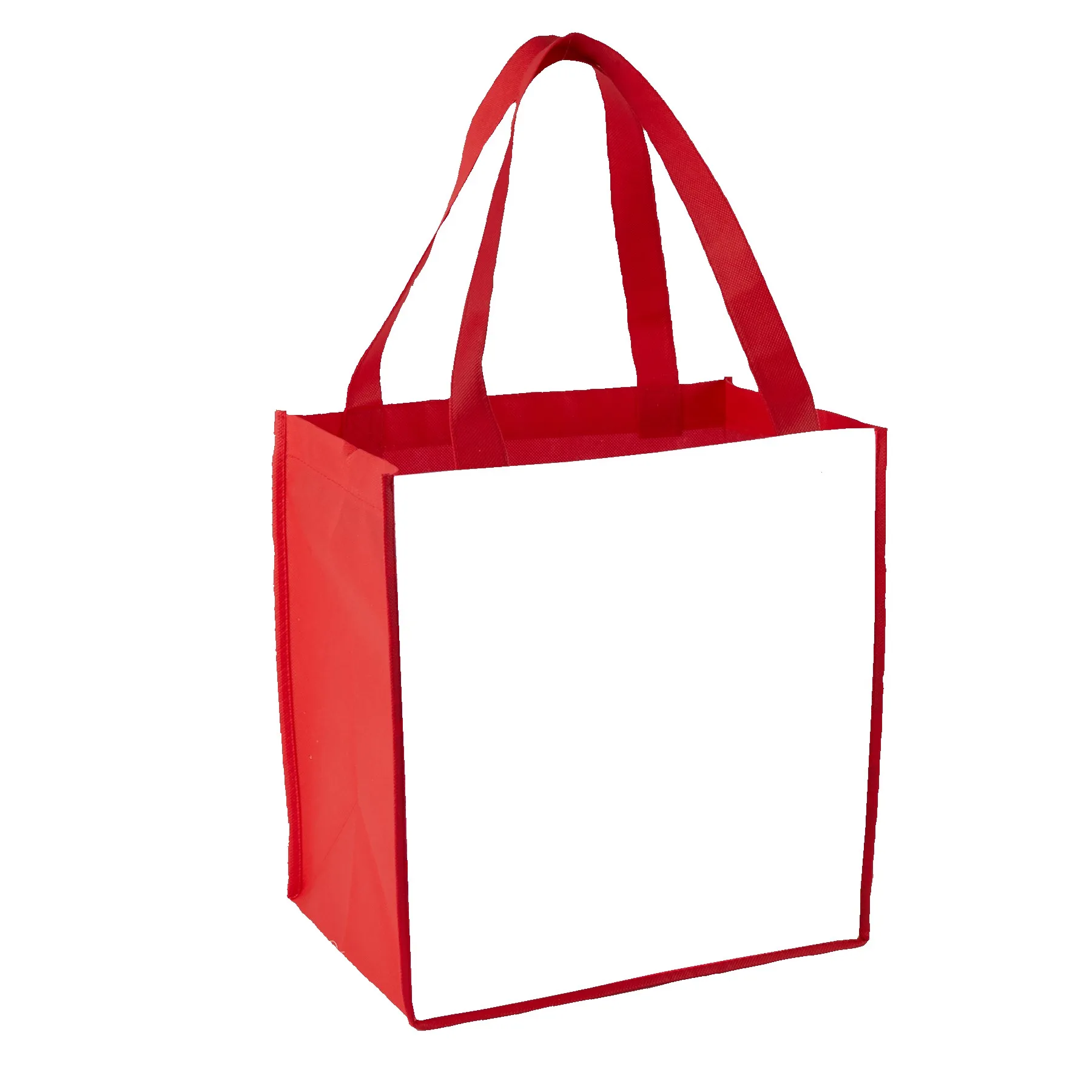 Sublimated Non-Woven Grocery Tote Bag view 2
