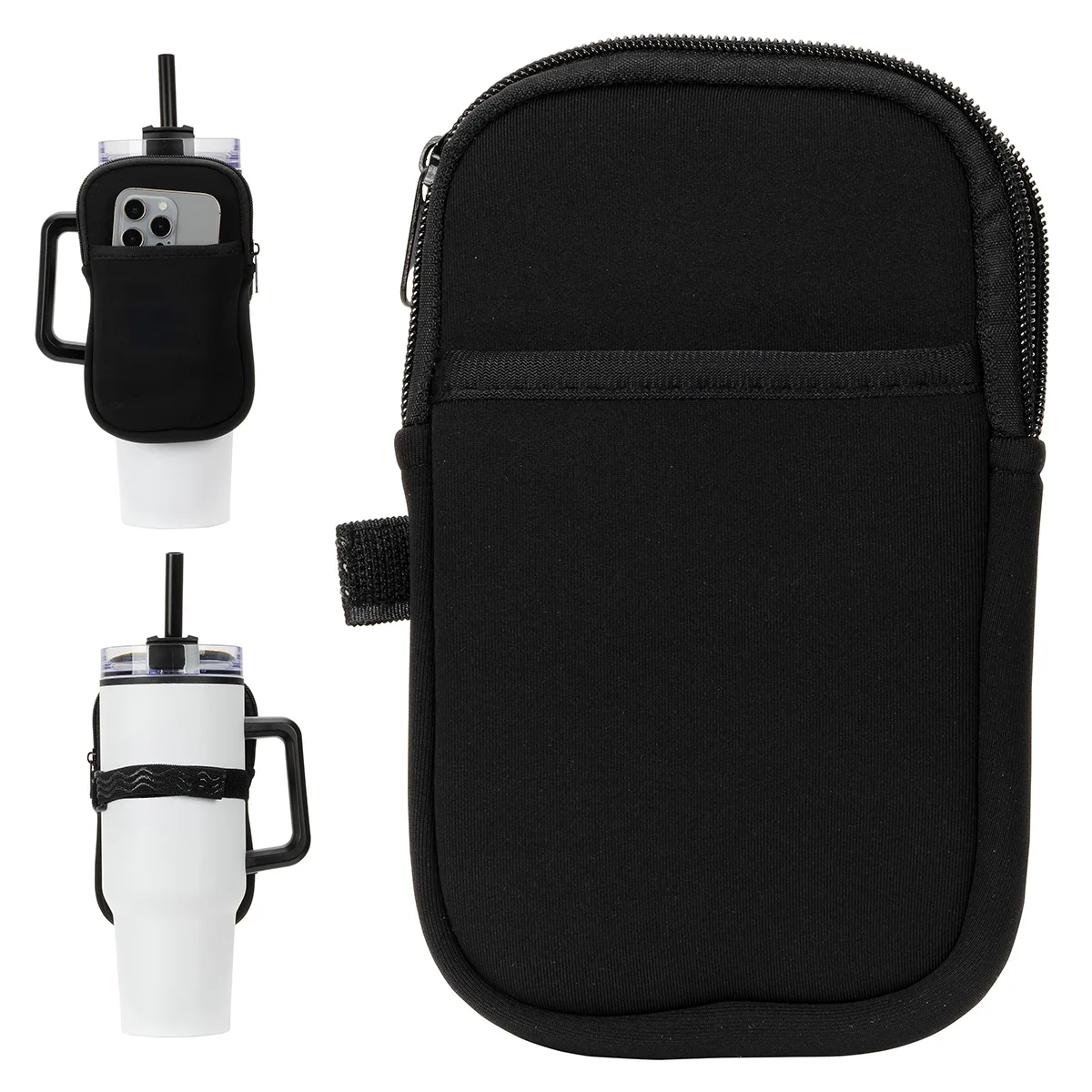 Cup Caddy Zippered Pouch for Large Mugs view 2