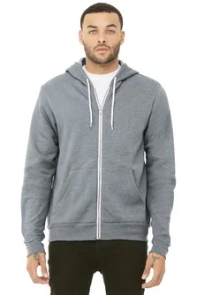 BELLA+CANVAS ® Unisex Sponge Fleece Full-Zip Hoodie.
