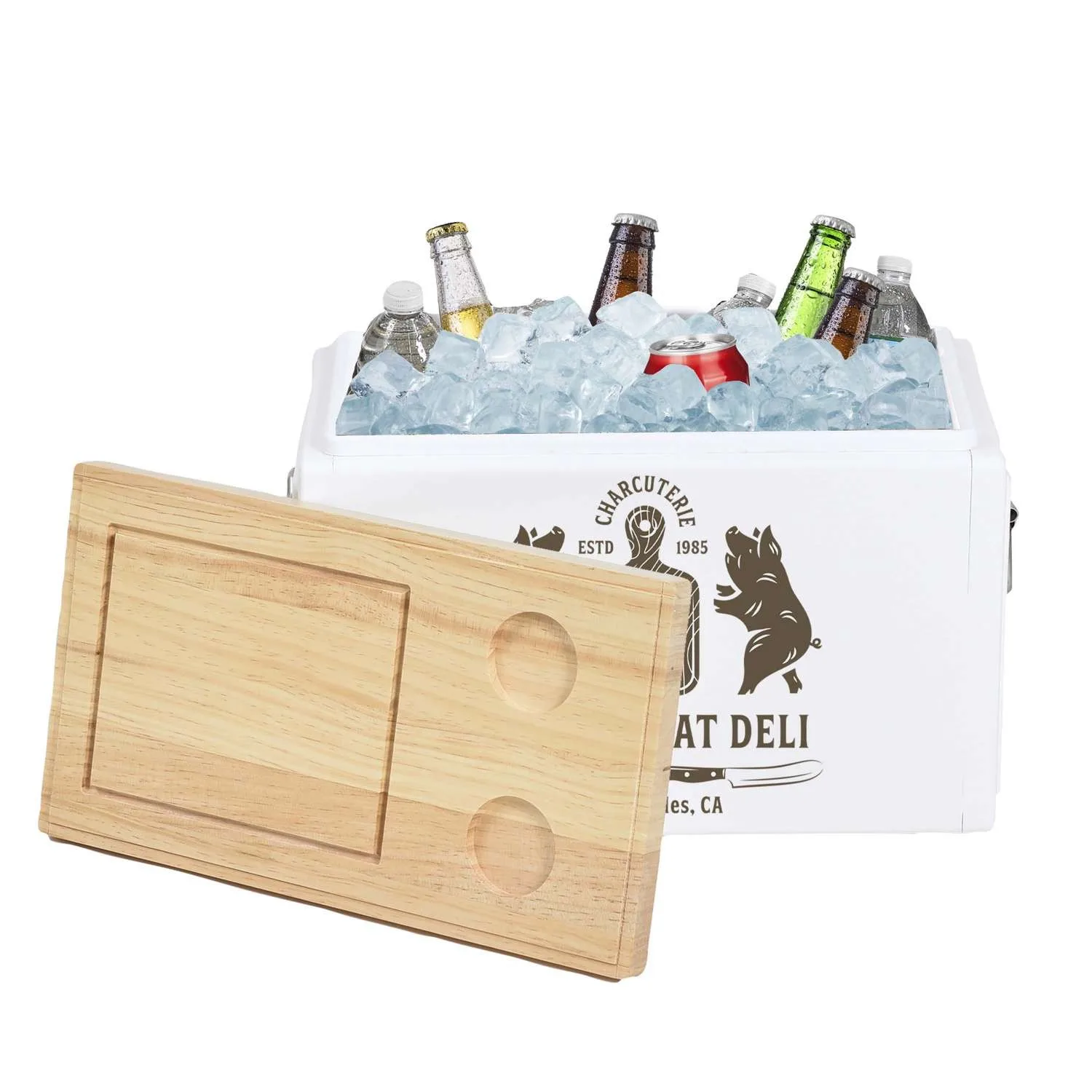 Wood Top Cooler view 3