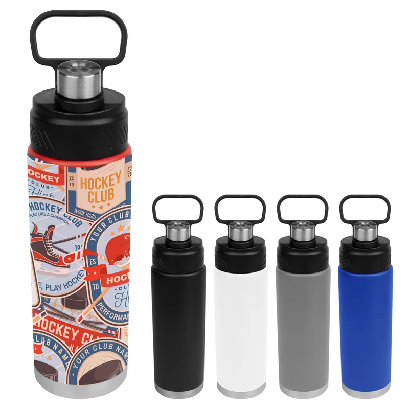 24 Oz. Full Color Stainless Steel Leighton Bottle view 2