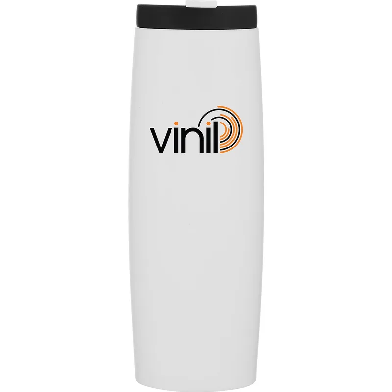 16.9 oz Cove Travel Tumbler (Matte White)