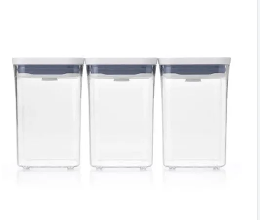 OXO Good Grips 3pc Square Short POP Container Set