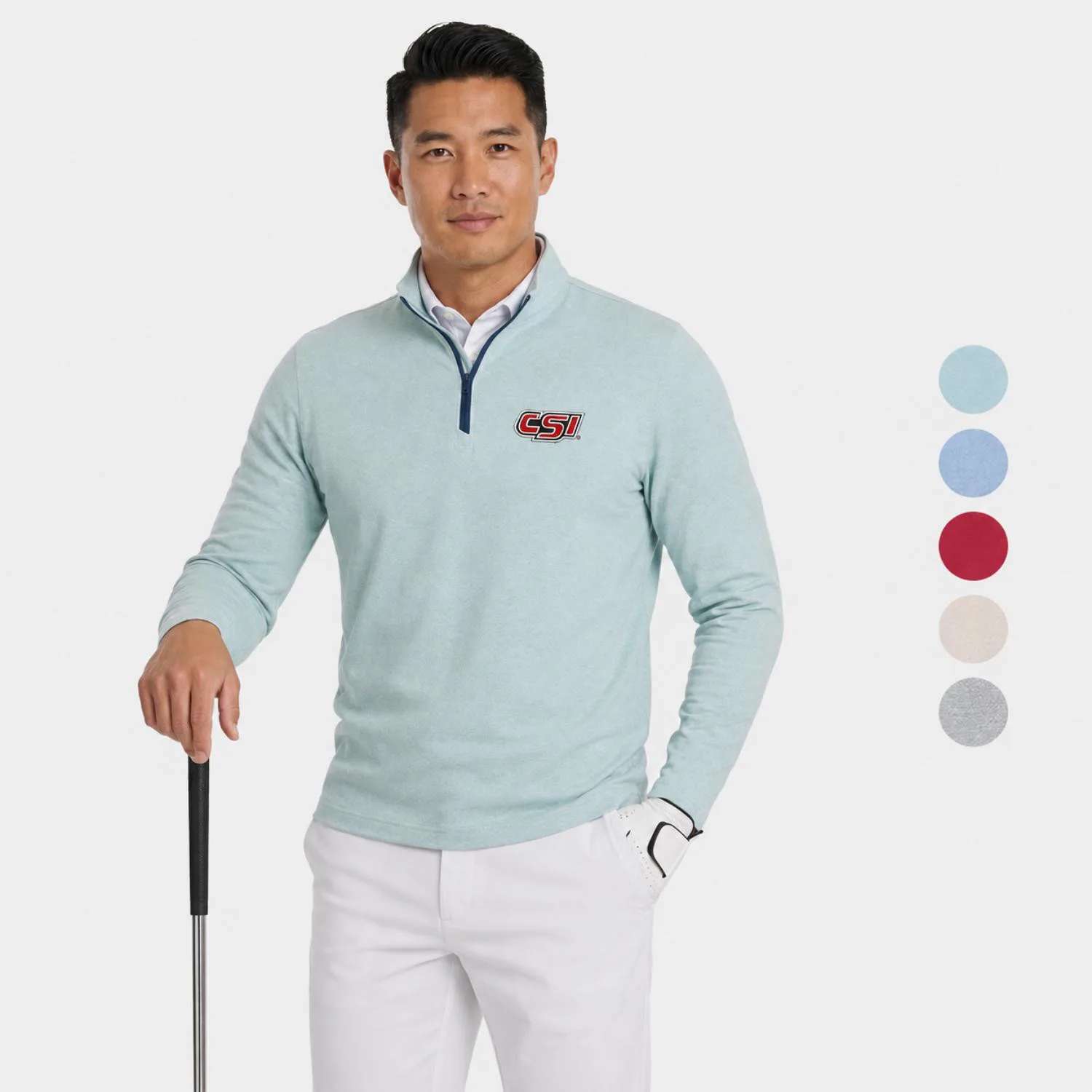 Holderness & Bourne® The Bell Men's 1/4 Zip Pullover UPF 50+