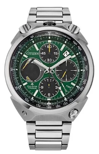 Citizen® Promaster Tsuno Chrono Racer Super Titanium™ Watch w/Green Dial