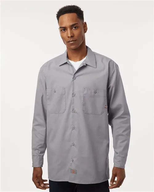 Dickies® Men's Industrial Long Sleeve Work Shirt