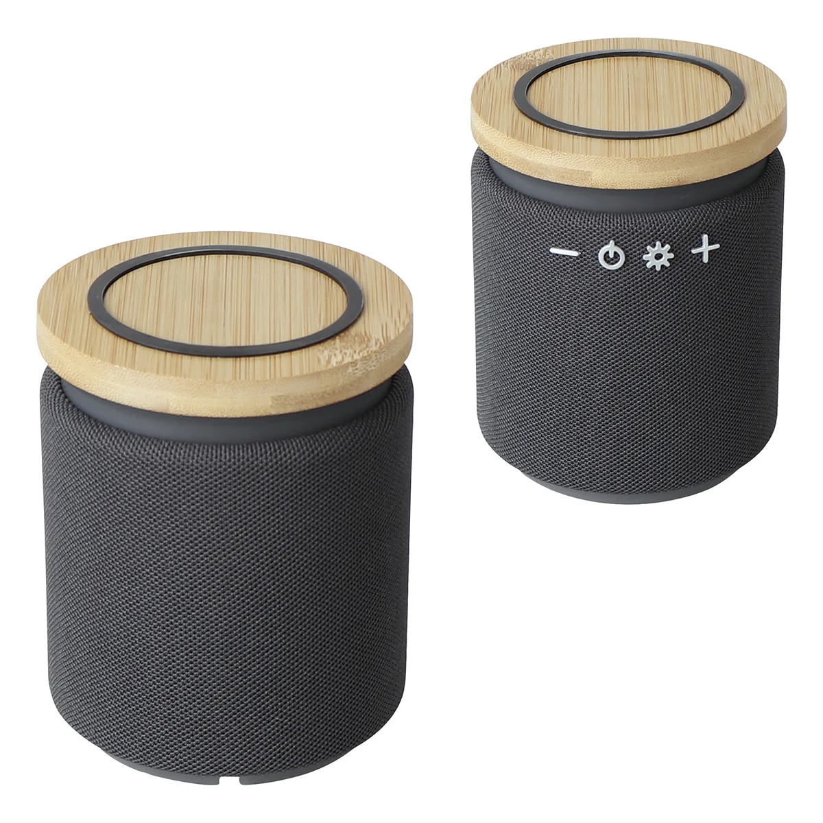 Bamboo Wireless Speaker & 10W Wireless Charger view 2