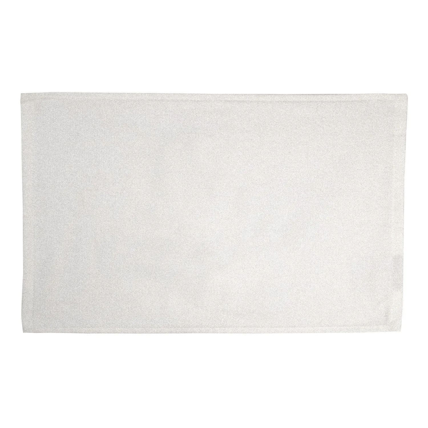 100% Cotton Sport Terry Velour Towel Hem - White view 2