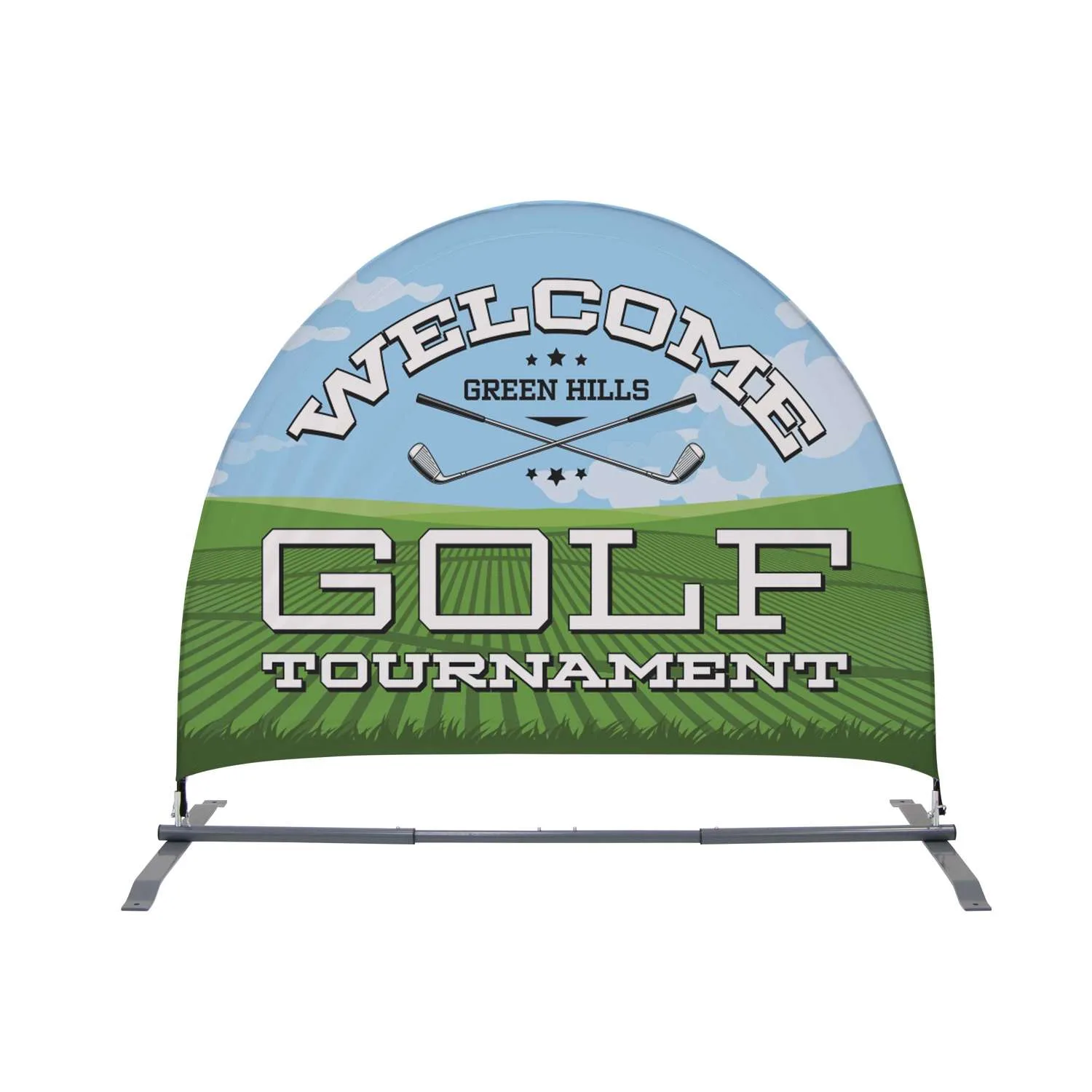 5'W x 4'H Sunrise Multisurface Sign Single-Sided Kit view 3