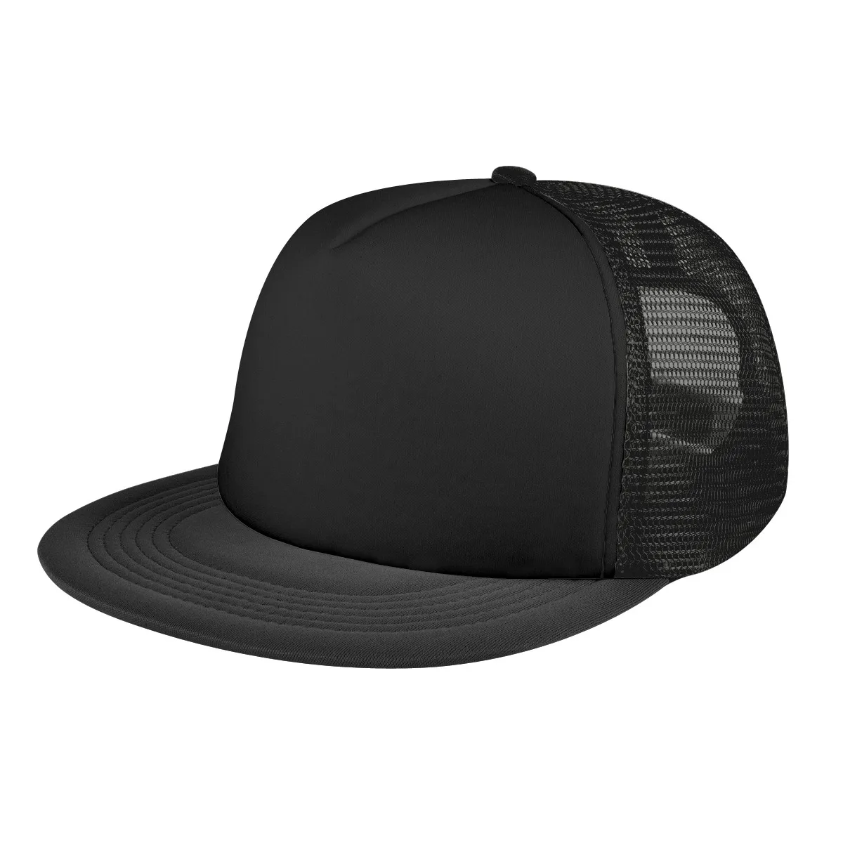 Flat Bill Trucker Cap view 3