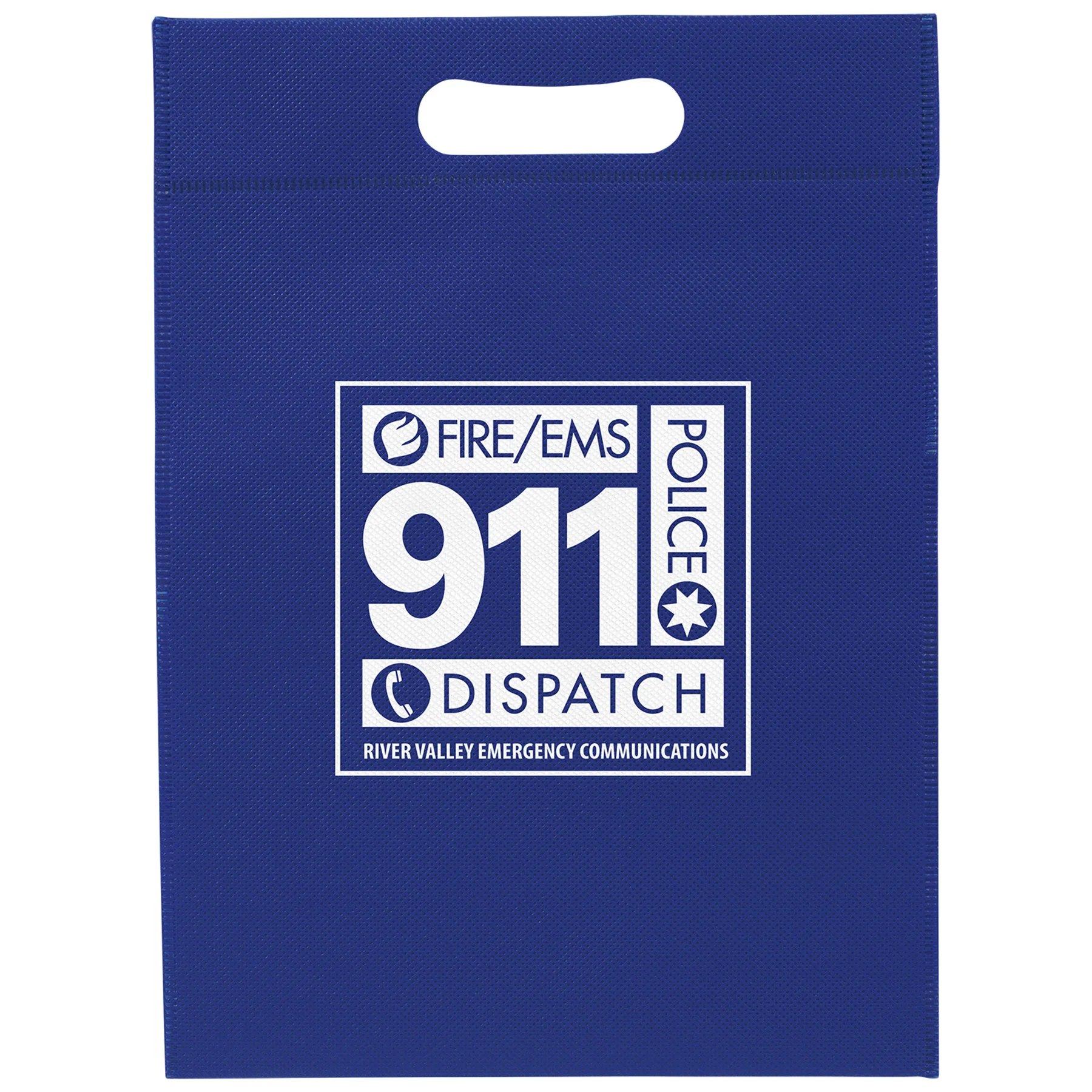Small Non-Woven Die Cut Bag - Screen Print (10" x 14")
