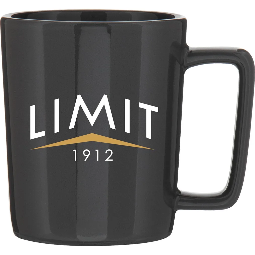14 oz Madrid Ceramic Mug (Storm Gray)