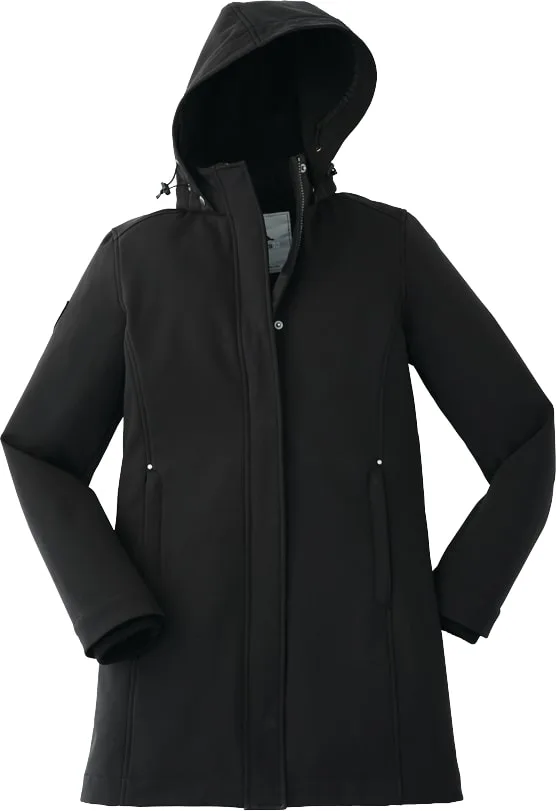 Women's ELKPOINT Roots73 Long Softshell Jacket with Detachable Hood