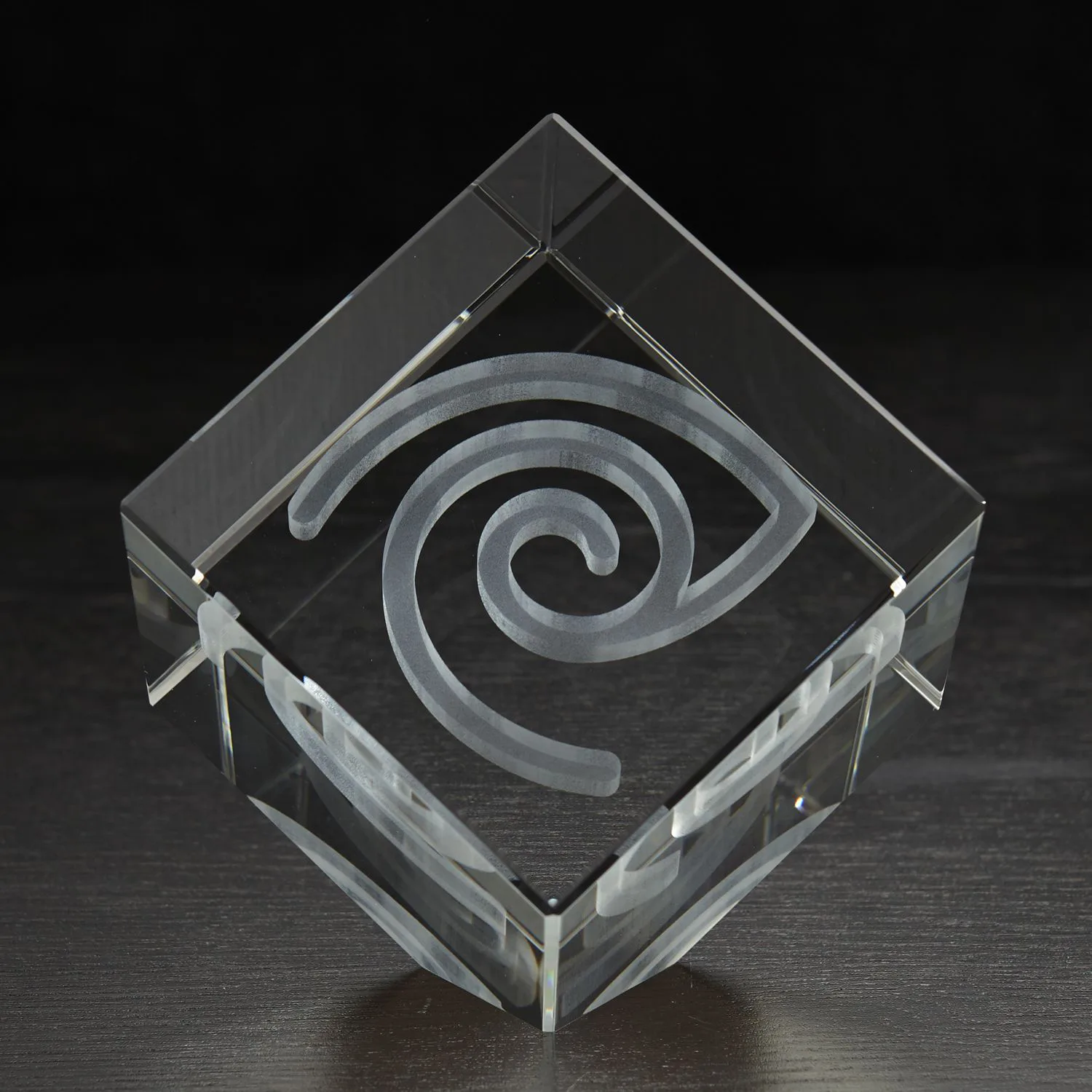 Extra Large Jewel Cube 3D Crystal Award view 2