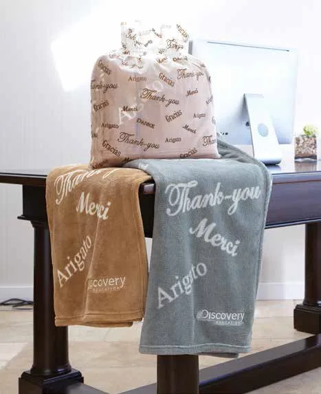 Thank You Velura™ Throw (Embroidery) view 2