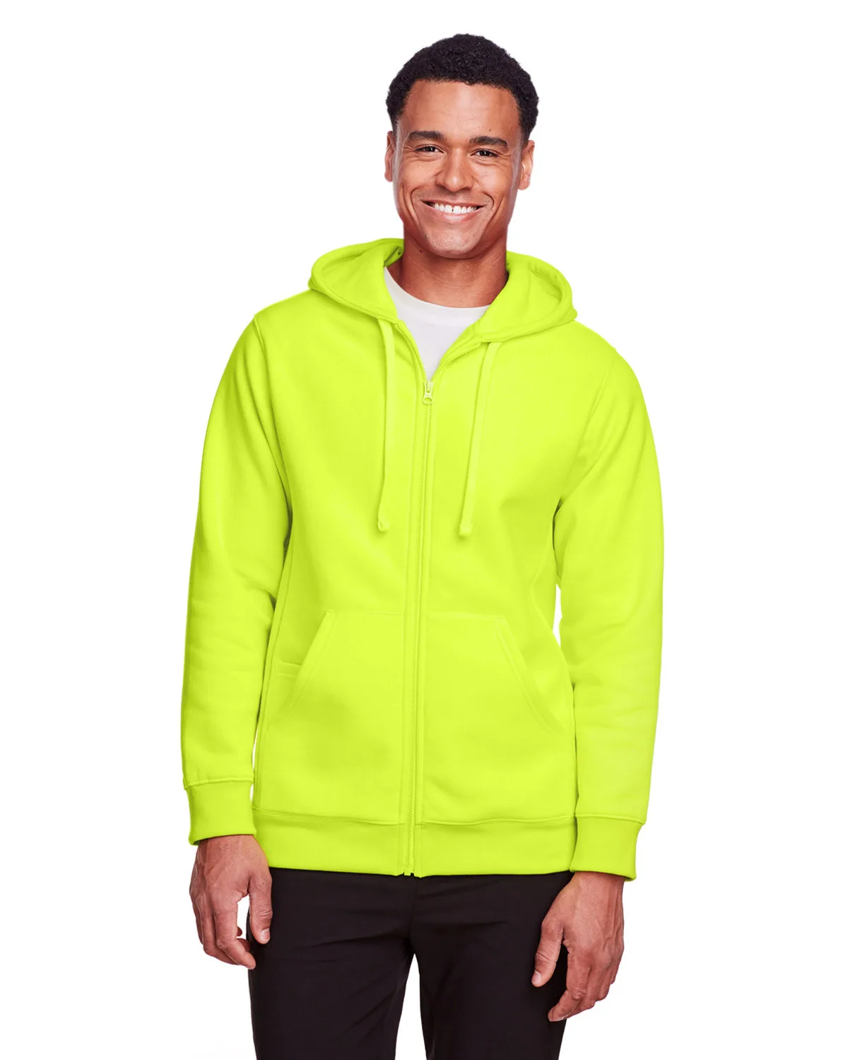 Team 365 Men's Zone HydroSport™ Heavyweight Full-Zip Hooded Sweatshirt view 4