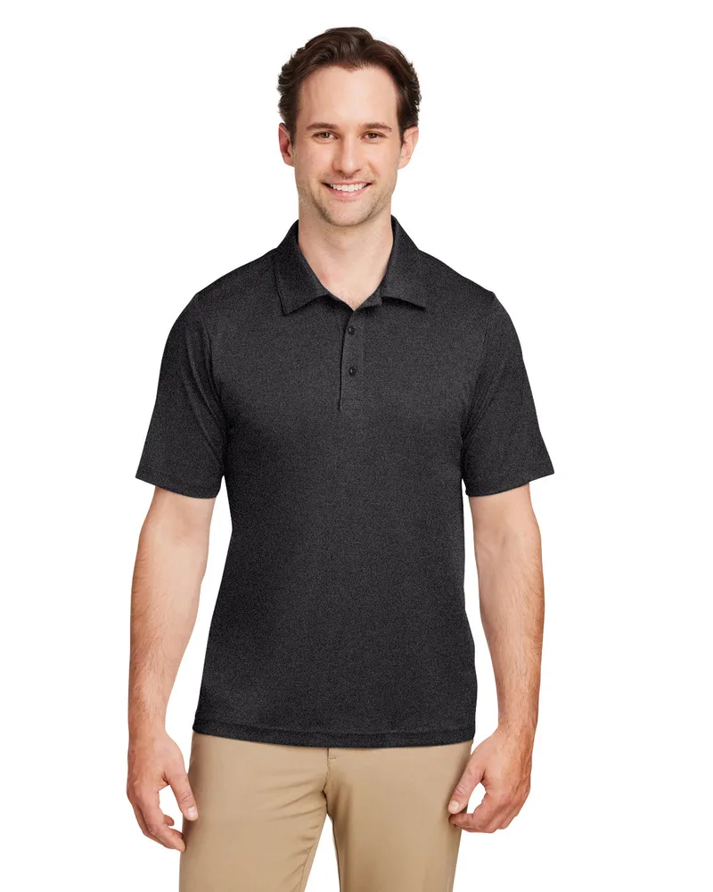 Team 365 Men's Zone Sonic Heather Performance Short Sleeve Polo Shirt view 2