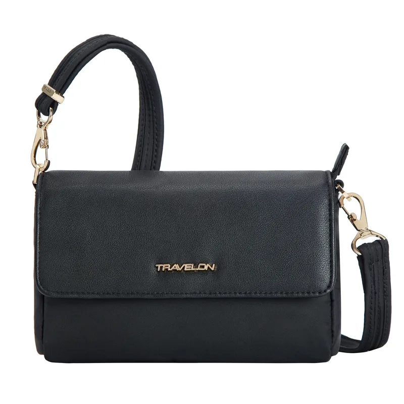 Travelon Anti-Theft Addison Convertible Belt Bag - Black