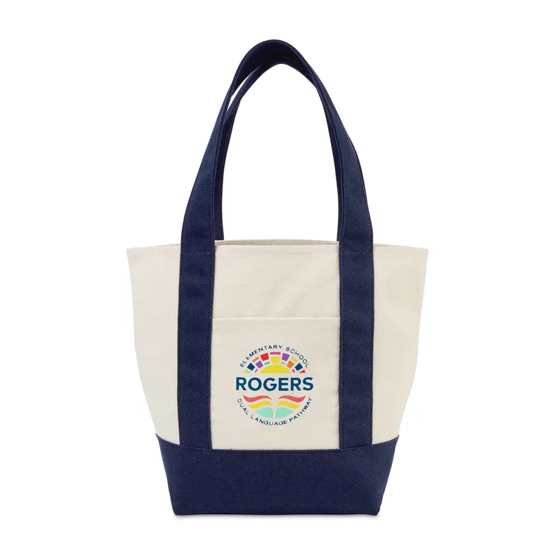 Mini Canvas Tote - True Navy