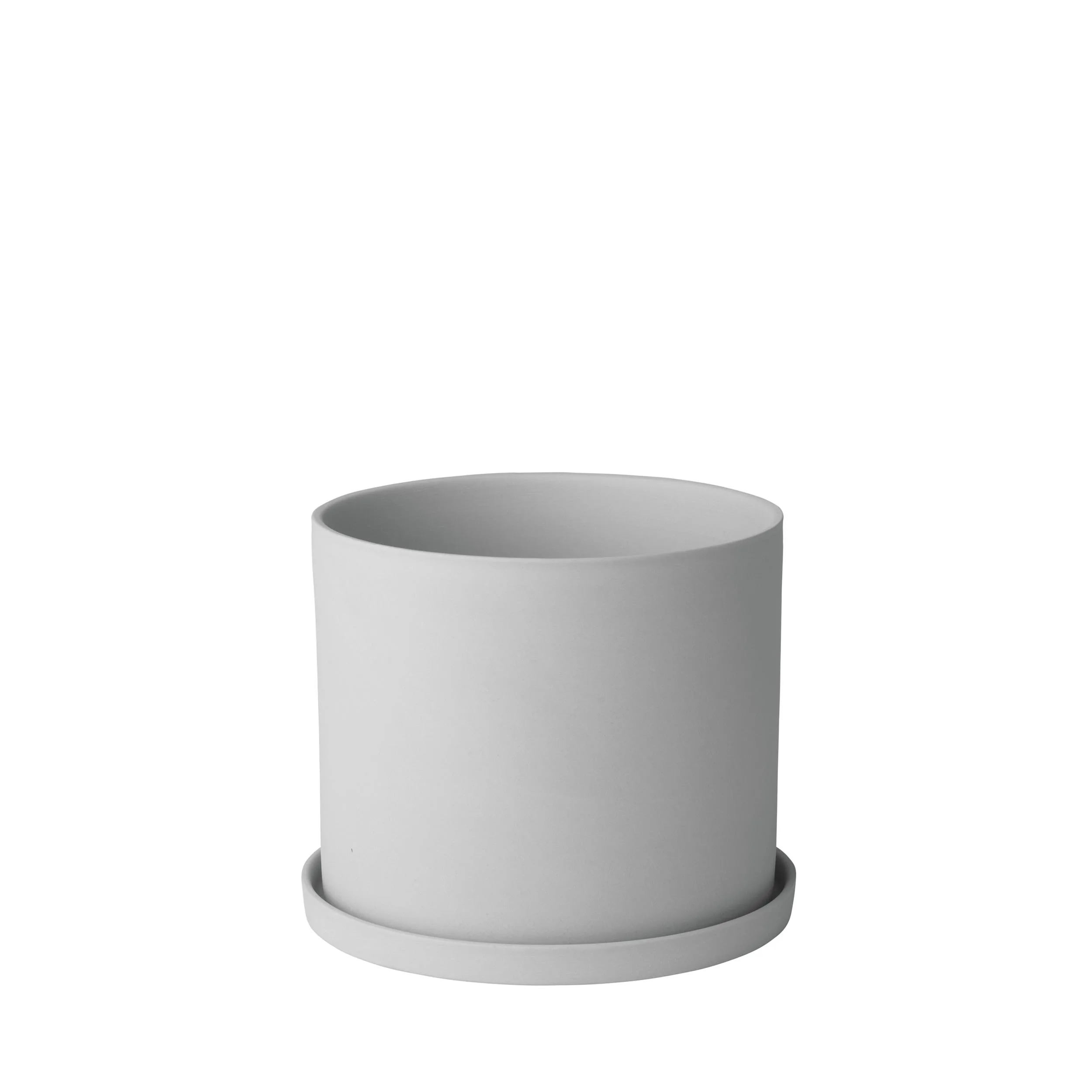 Blomus Nona Porcelain Herb Pot - Micro Chip Gray