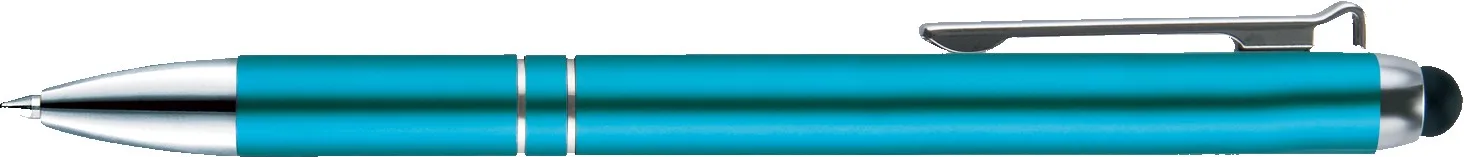 Teal Blue/Silver Blank Side View