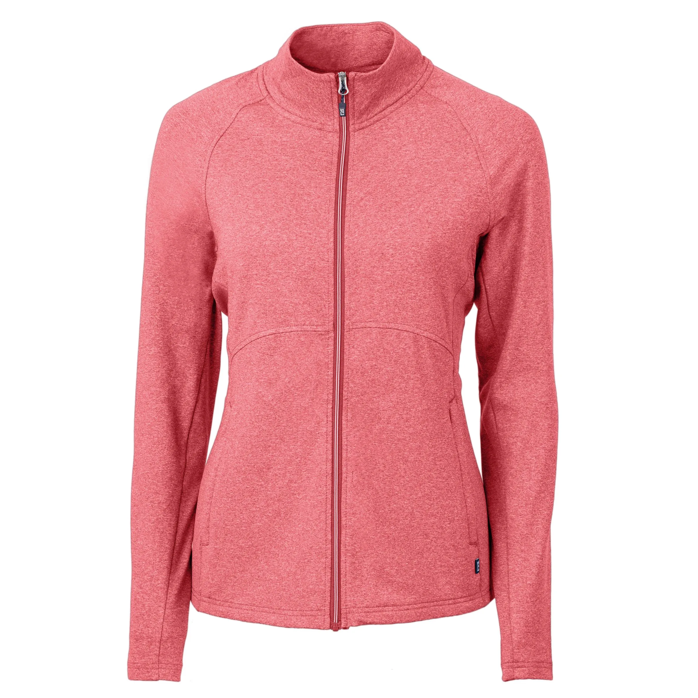 Cutter & Buck Adapt Eco Knit Heather Recycled Womens Full Zip view 5