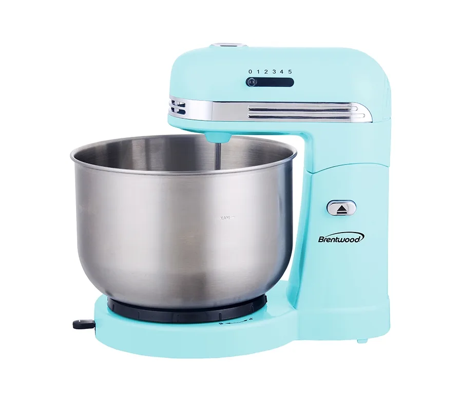 Blue 5 Speed Retro Stand Mixer