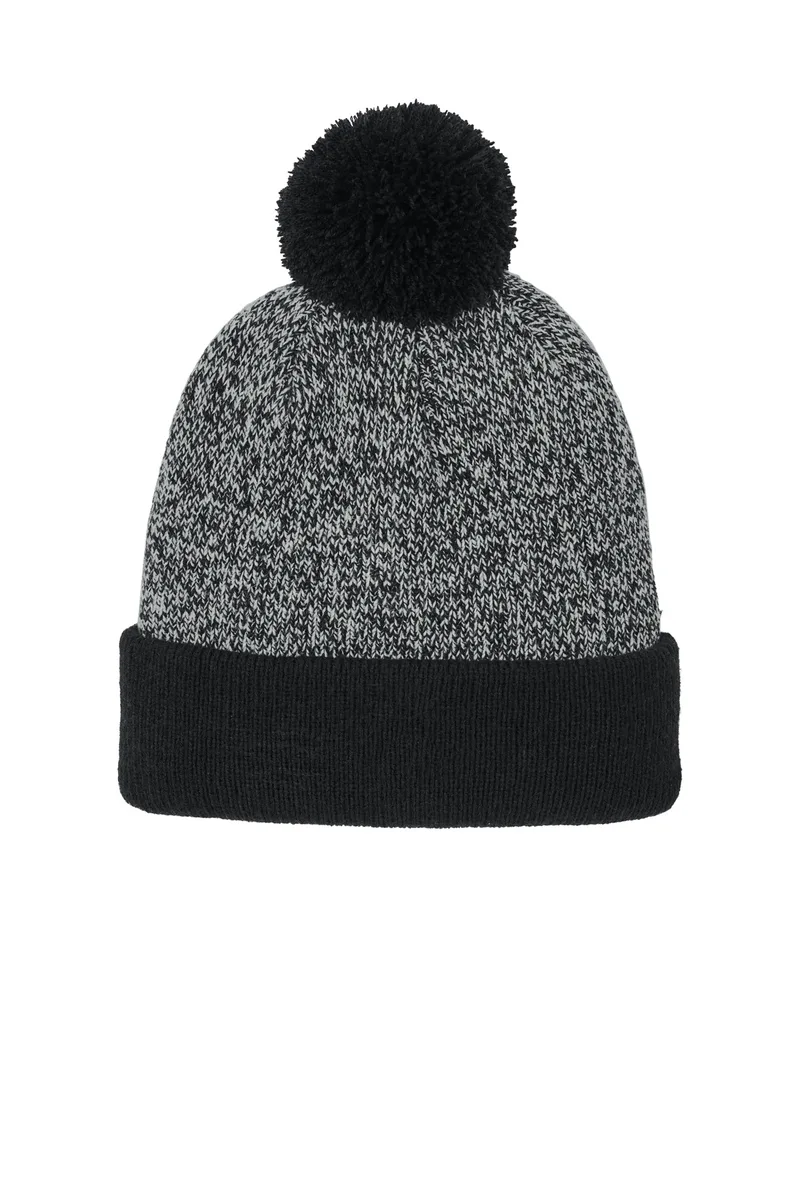 Sport-Tek® Halftime Heather Pom Beanie