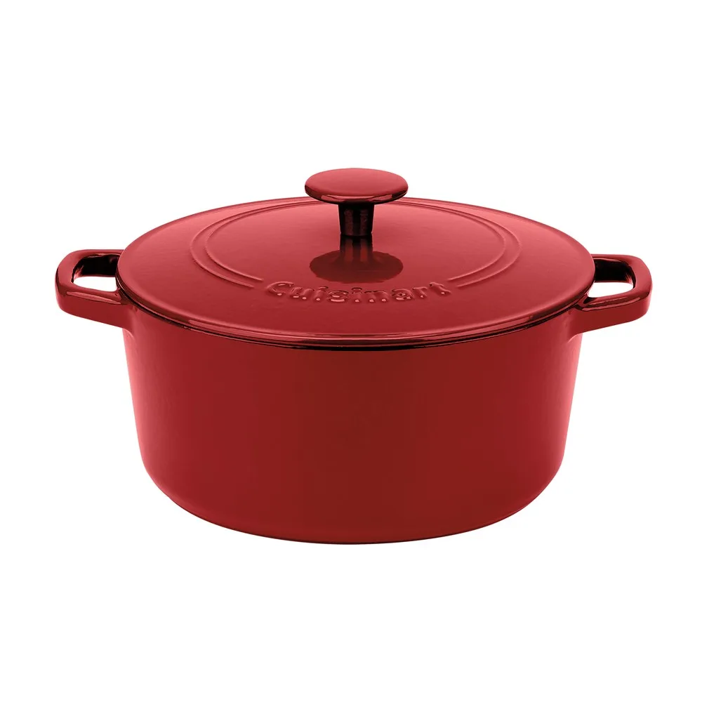 Cuisinart Chef's Classic Enameled Cast Iron 5-Qt Round Covered Casserole