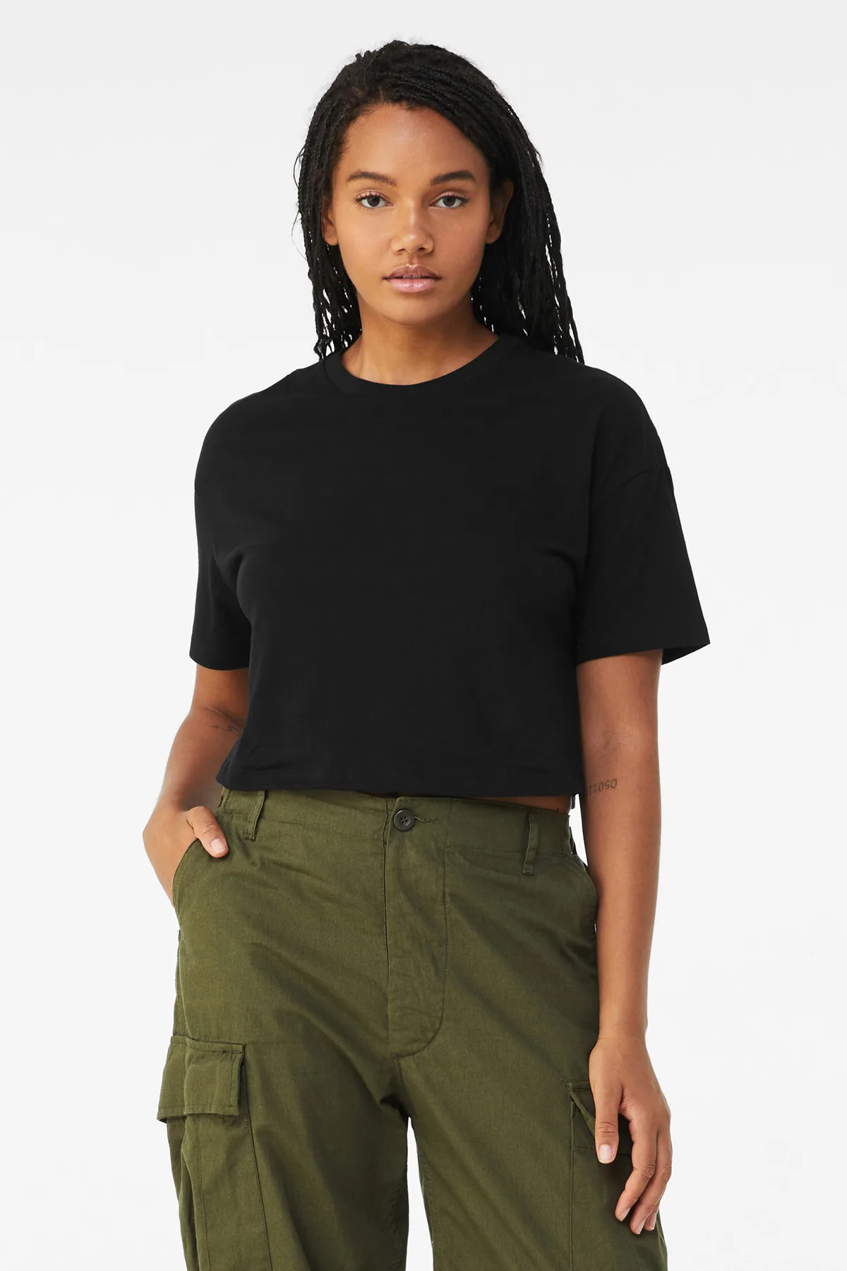 BELLA+CANVAS® Women's Jersey Crop Tee