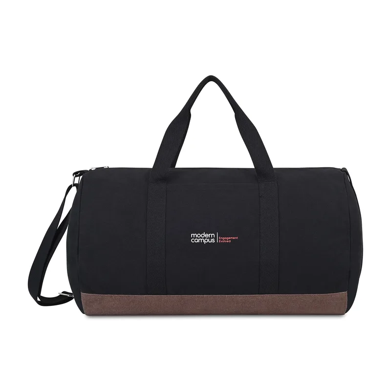 Ivy AWARE™ Recycled Cotton Barrel Duffel - Black